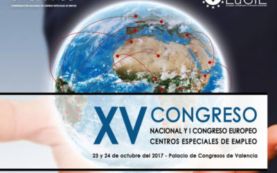 XV Congreso Nacional e Internacional de Centros Especiales de Empleo. 23 y 24 de octubre en Valencia